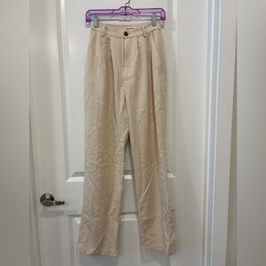 Reformation Womans Tan Dress Pants